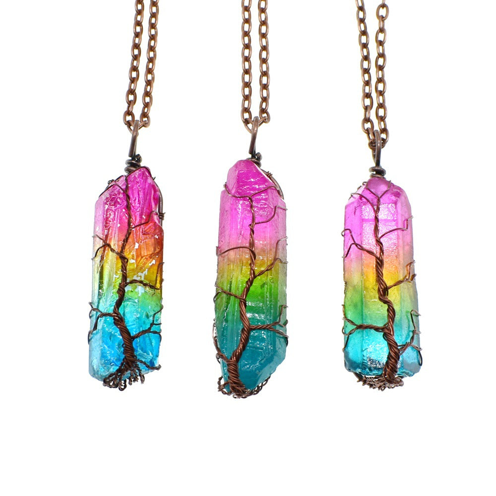 Balance — Tree of Life Crystal Necklace